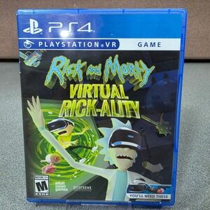 Rick and Morty‎ Virtual Rick-ality PS4 PlayStation VR Game Excellent PSVR